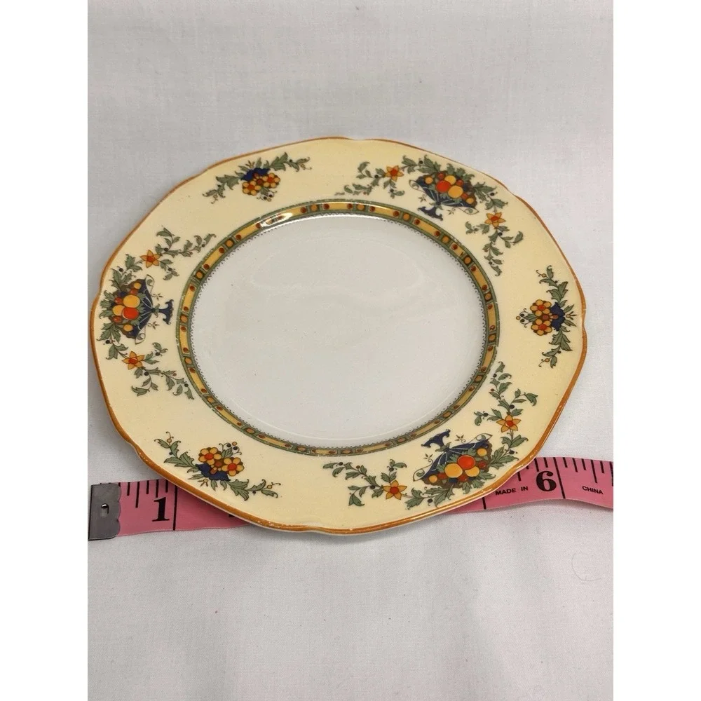 Crown Ducal Transfer‎ Ware England Blue Urn Fruit 4 Piece Place Setting